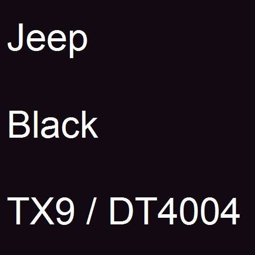 Jeep, Black, TX9 / DT4004.